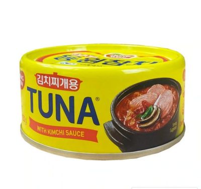 ทูน่ากระป๋องเกาหลี สูตรกิมจิ dongwon tuna with kimchi sauce 150g
