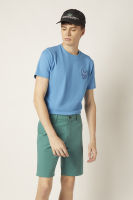 ESP เสื้อทีเชิ้ตลายเฟรนช์ชี่ ผู้ชาย สีฟ้า | Frenchie T-Shirt | 3730