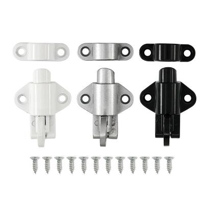 Spring Automatic Latch Self-closing Automatic Latch/Bolt Mini Touch Latch Automatic Spring Push Catch Bounce Lock For Cabinet Door Hardware Locks Meta