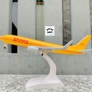 Mô Hình Máy Bay Kim Loại 20Cm Cao Cấp Hãng DHL Tặng Kèm Chân Đế