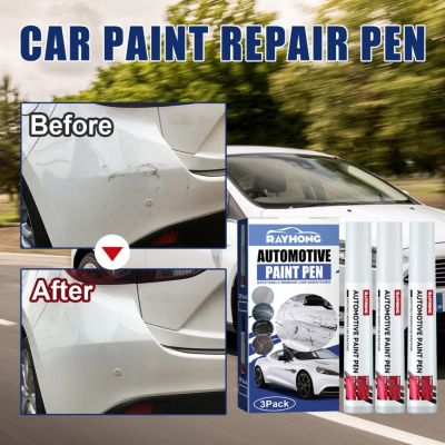 ☇ 3Pcs/Box Car Paint Pen Maintenance Quick Dry Automobile Paint Scratch Repair Pen Car Grooming Tool