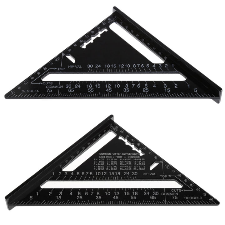 7-metric-aluminum-alloy-speed-square-roofing-triangle-angle-protractor-square-carpenters-measuring-sharpeners