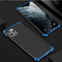 เคสโลหะเกราะกันกระแทกหรูหรา,สำหรับ iPhone 13 Pro Max 11 12 Pro Max X Xs Max XR 8 Plus 7 Plus 6S Plus 6 + 5S SE 2020เคสแข็งอลูมิเนียม PC ฝาหลังเคสโทรศัพท์สำหรับ iPhone 12 Mini