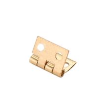 Special Offers 10Pcs Brass Plated Mini Hinge Small Decorative Jewelry Wooden Box Cabinet Door Hinges With Nails Dollhouse Furniture Acc