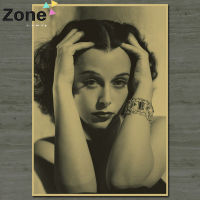 Hedy Lamarr โปสเตอร์ภาพยนตร์และพิมพ์ลายคลาสสิกภาพผู้หญิงเซ็กซี่บนกำแพง A2จิตรกรรมฝาผนังดีไซน์วินเทจผ้าใบวาดภาพบ้าน