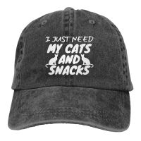 Summer Style I Just Need My Cats And Snacks Personalization Printed Cowboy Cap