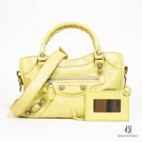 BALENCIAGA CITY GIANT MINI YELLOW SHW