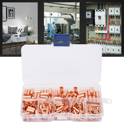 ท่อเชื่อมต่อไฟฟ้าเครื่องมืออิเล็กทรอนิกส์ GT1-6mm Tube Connector 250 Pcs Connecting Tube Home for Industry