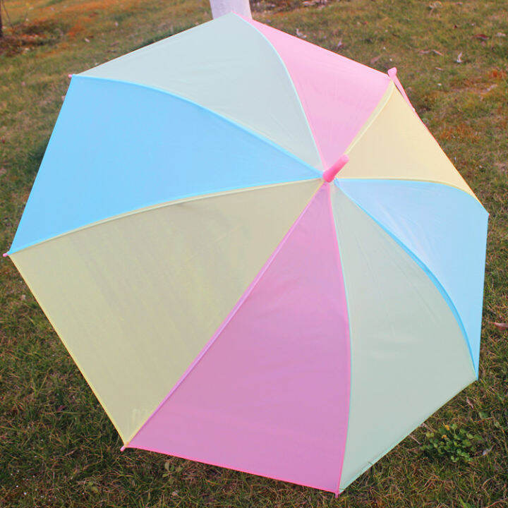 ร่มกันฝน-umbrella-กันuv-สีสันสดใส-ร่มแฟชั่น-มี-5-สีให้เลือก-ร่มใส-ลายจุด-ส่งในประเทศ