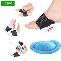 [ร้อน] Tcare Orthopedic Arch Support Insoles Flat Foot Sweat Corrector Shoe Pad Cushion Insert Light Soft Insole For Sports Running New