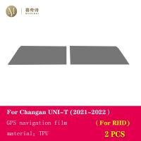 อุปกรณ์เสริมฟิล์มซ่อมแซมป้องกันแผ่นฟิล์มกันรอย TPU ใสคอนโซลกลางรถ2021-2023 UNI-T สำหรับ