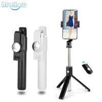 BFOLLOW 4 in 1 Selfie Stick with Tripod Bluetooth Mirror Handheld for Xiaomi Shoot Video Call Meeting Stand