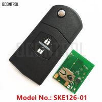 Kunci Remote Mobil Qcontrol เหมาะสำหรับ Mazda Ske126-01 2 M2 Demio / 3 M3 Axela/ 5 M5 Premace/ 6 M6 Atenza / 8 M8 Mpv