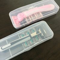 1Pc Shaver Storage Box Transparent Plastic Razor Blades Holder Portable Travel Razor Case High Quality Shaving Box Containers