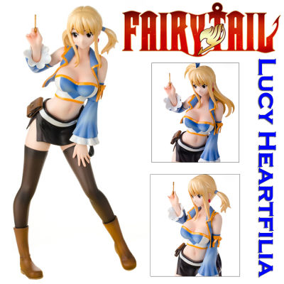 Figure ฟิกเกอร์ จากการ์ตูนเรื่อง Fairy Tail ศึกจอมเวทอภินิหาร Lucy Heartfilia ลูซี่ ฮาร์ทฟิเลีย 1/8 Ver Anime ของสะสมหายาก อนิเมะ การ์ตูน มังงะ คอลเลกชัน ของขวัญ Gift จากการ์ตูนดังญี่ปุ่น New Collection Doll ตุ๊กตา manga Model โมเดล