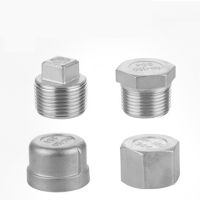 304 stainless steel outer screw plug 1/2 3/4 1 inch inner screw plug 1/8 1/4 3/8 water pipe plug cap bulkhead plug