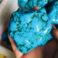 40-200g Natural turquoise mineral bare stone mineral crystal stone