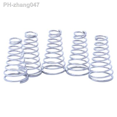 304 Stainless Steel Taper Pressure Spring Wire Diameter 0.4-0.8mm Tower Springs Conical Cone Compression Spring