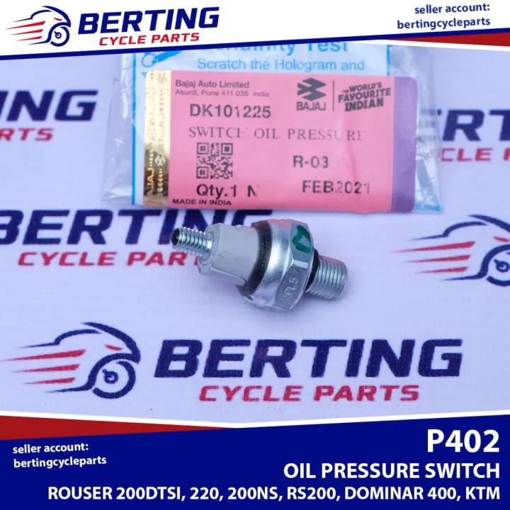 OIL PRESSURE SWITCH SENSOR Rouser NS200 RS200 220 Dominar 400 KTM Duke