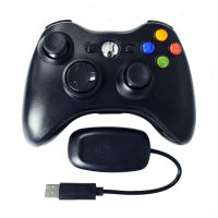 Wireless Controller จอยสติ๊กบลูทูธที่รองรับการสั่นสะเทือน Gamepad Handle พร้อมตัวรับสัญญาณ2.4G สำหรับ Xbox360 Pc