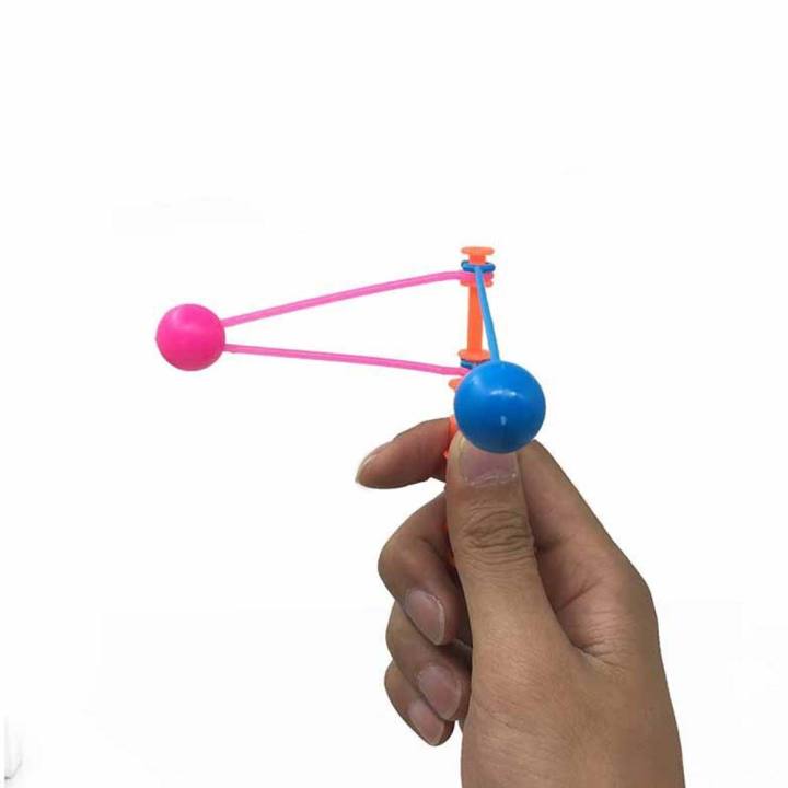 hand-crank-double-touch-ball-plastic-bumper-ball-classic-nostalgic-casual-toy-swing-pounding-combo-set