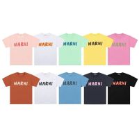 YONEX Popular logo marnit T-shirt logo summer classic current letter easy leisure joker couples niche t-shirts with short sleeves