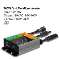 700วัตต์อินพุตตารางผูก MPPT ไมโครอินเวอร์เตอร์สำหรับ PV DC18V-50V AC 120230โวลต์แผงเซลล์แสงอาทิตย์ inversor บ้านอุปกรณ์แปลงแรงดันไฟฟ้า