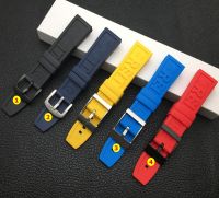 （Bar watchband）สายนาฬิกาซิลิโคนสายนาฬิกาข้อมือ22มม. 24มม.,สายนาฬิกาซิลิโคนยางธรรมชาตินุ่มพร้อมเครื่องมือ