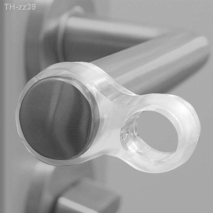 1pc Pvc Door Stop Transparent Wall Protector Furniture Door Stopper
