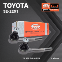 ลูกหมากคันชักนอก TOYOTA RN25 ปี 1972-1978 โตโยต้า / 3E-2201 / ยี่ห้อ 333 (1คู่ 2 ตัว) TIE ROD END, OUTER (ซ้าย / ขวา)