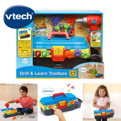 นำเข้า🇺🇸 VTech Drill and Learn Toolbox With Working Drill and Tools ราคา 1,890 บาท