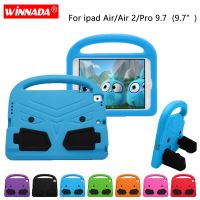 For ipad Air 1/ 2 Case for ipad pro 9.7 Kids cute Tablet Cover shock proof EVA foam Hand-held Stand Cover for ipad 9.7" 5th 6th