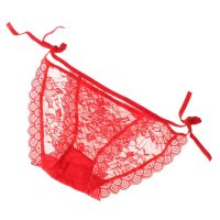 【cw】 E8FA Women  39;s Tie Side Thongs Panties Adjustable G-string