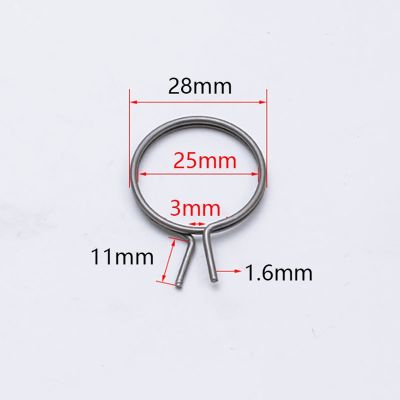 【LZ】 1.6x28x11mm Anti-theft Door Lock Torsion Spring Repaired Metal Coil Replacement Accessories Parts for Electronic Locks Handle