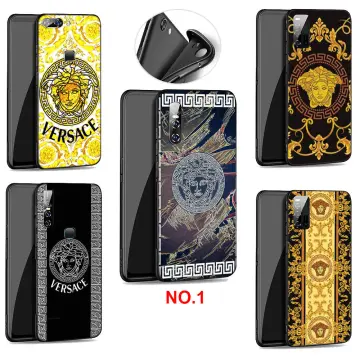 VERSACE: nylon phone holder - Black  Versace cover for men 1000729DNY8ME  online at