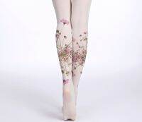 unique stockings Japanese cosply style summer thin pink flower Tights High-quality Silk stockings shaping leggin 1order=1pc