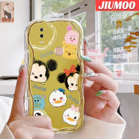 เคส JIUMOO สำหรับ VIVO Y85 V9 V9เยาวชน V9โปร Y85A Z1i Z3x การ์ตูนมิกกี้น่ารักลายเนื้อครีมขอบคลื่นนุ่มเคสมือถือกันกระแทกแบบใสโปร่งใสลายกล้องถ่ายรูปสร้างสรรค์ฝาครอบป้องกันเรียบง่าย