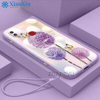 XiaoXin สำหรับ Samsung A10s เคสโทรศัพท์ Dandelion Flower STRAIGHT EDGE All-Inclusive เลนส์ซิลิโคนนุ่มกันกระแทกเคสโทรศัพท์