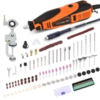 180W Electric Drill Variable Speed Mini Grinder Rotary Tool Kit Cutting Polishing Drilling with dremel Accessories