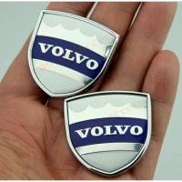 Upgrade 2018  2 Pcs Metal Side Mark For Volvo Car Badge Sticker Emblem Decal