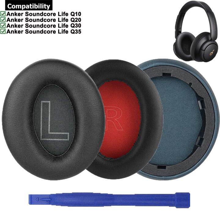 {Audio player} Protein Leather Replacement Earpads Ear Pads Cushion