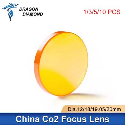 Co2 Focus Lens China PVD ZnSe Dia.12/18/19.05/20 mm FL38.1/50.8/63.5/76.2/101.6 mm For Laser Engraver Machine