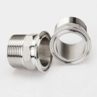 Free Shipping 1/2 quot;(DN15) External Thread Adapter With Tri clamp 1.5 quot; OD50.5 Stainless Steel 304 Tri clamp Male Adapter