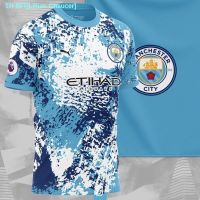 ☈ Manchester City Jersey 23 24 Fans Issue Home Away Third Concept Jersey Men Women Football Jersi Short Sleeve Soccer T-shirt XXS-6XL Custom Name Number