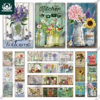 【hot】☽™  Putuo Jar Tin Sign Metal Signs for Farmhouse Garden Room Wall