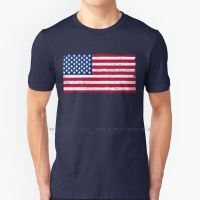 American Flag-Usa Vintage Retro Style T Shirt Cotton 6Xl Usa Us Spangbanner Stars And Stripes Day Fourth Of July 4Th Of