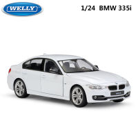 WELLY 1:24 Scale Diecast Simulator รุ่นรถ BMW 335i535i รถคลาสสิกโลหะของเล่นรถสำหรับเด็กของขวัญคอลเลกชัน