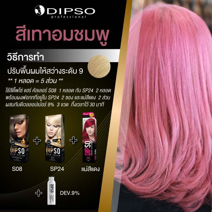 dipso-ไวเบรนซี่-แฮร์-คัลเลอร์-ครีมเปลี่ยนสีผม-แม่สี-60-ml