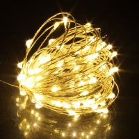✸ 1M/2M/5M/10M/20M Copper Silver Wire LED String Fairy lights Holiday lighting For Christmas Tree Garland Wedding Party Decoration