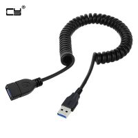 30cm to 100cm Stretch USB 3.0 Type A Male to Female Extension Data Charge Cable for Tablet amp; Phone amp; Laptop